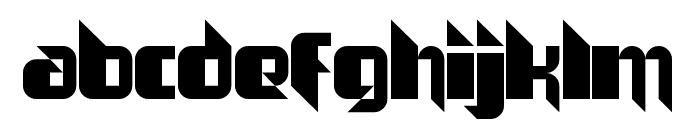 The Joy Facade Regular Font LOWERCASE