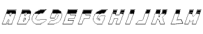 The King Of Fighters Font UPPERCASE