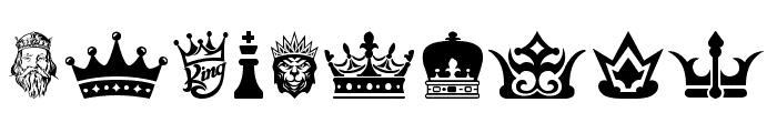 The King Font OTHER CHARS