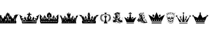 The King Font UPPERCASE