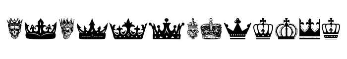 The King Font LOWERCASE