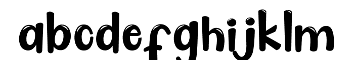 The King Font LOWERCASE
