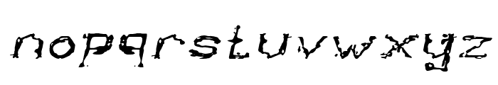 The Lazy Dog Italic Font LOWERCASE