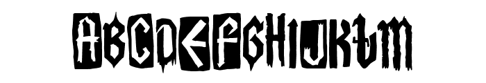 The Lord Of Punk Font UPPERCASE