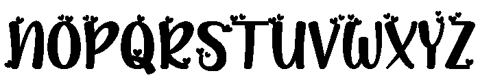 The Love Movies Font UPPERCASE
