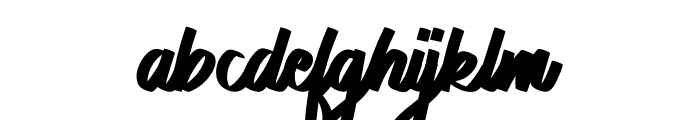 The Lovely Script Script Font LOWERCASE