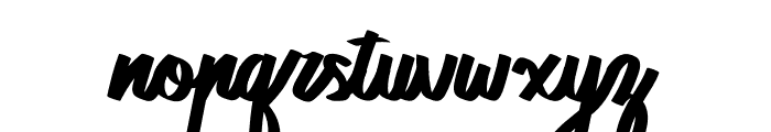 The Lovely Script Script Font LOWERCASE