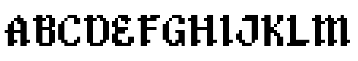 The Lowly Scribe Regular Font UPPERCASE