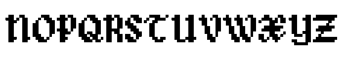 The Lowly Scribe Regular Font UPPERCASE