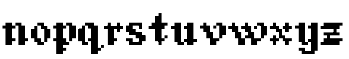The Lowly Scribe Regular Font LOWERCASE