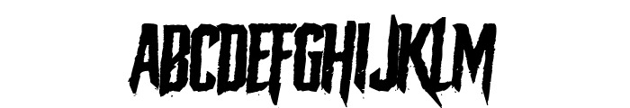 The Macabre Font UPPERCASE