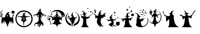 The Magical Ding St Font UPPERCASE