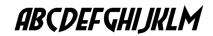 The Magnificent Girl Bold Italic Font UPPERCASE
