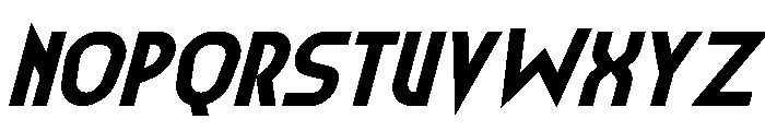 The Magnificent Girl Bold Italic Font LOWERCASE