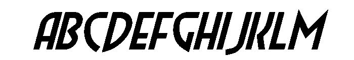 The Magnificent Girl RegItalic Font UPPERCASE