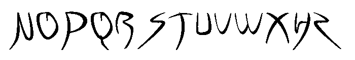 The Magnificent Girl Signature Two Font LOWERCASE