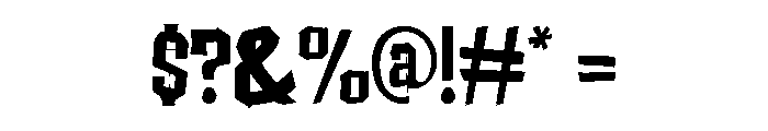 The Masque of the Red Death Font OTHER CHARS