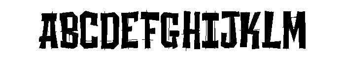 The Masque of the Red Death Font UPPERCASE