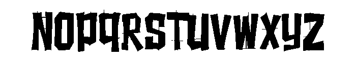 The Masque of the Red Death Font UPPERCASE