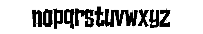 The Masque of the Red Death Font LOWERCASE