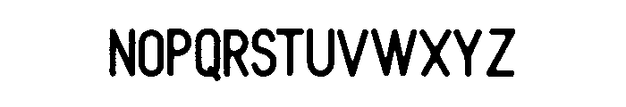 The Monokill Vintage Font LOWERCASE