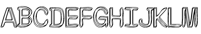The Moonlight Fraternity Font UPPERCASE