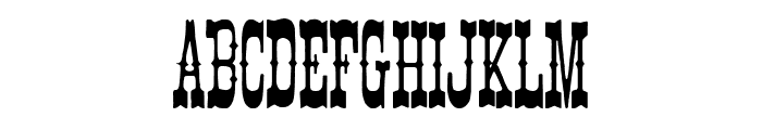 The New Rancho Font UPPERCASE