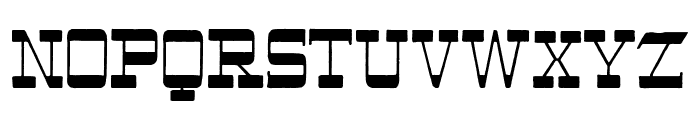 The New West Font UPPERCASE