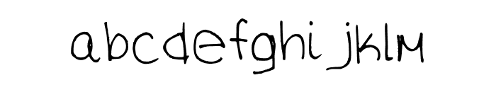 The OG Regular Font LOWERCASE