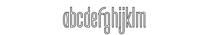 The Orange Demo Outline FONT