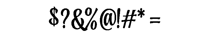The Oriental Silence Font OTHER CHARS