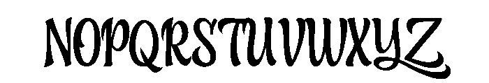 The Oriental Silence Font UPPERCASE