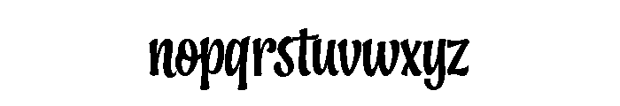 The Oriental Silence Font LOWERCASE