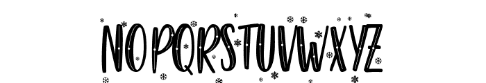 The Perfect Christmas Font UPPERCASE