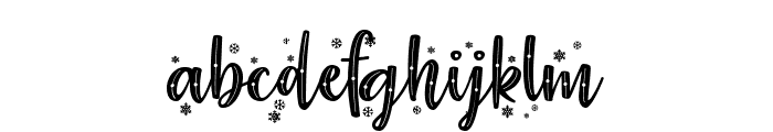 The Perfect Christmas Font LOWERCASE