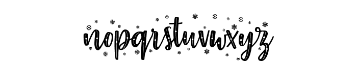 The Perfect Christmas Font LOWERCASE