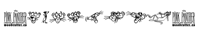 The Pink Panther Font OTHER CHARS