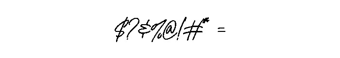 The Promised Regular Font OTHER CHARS
