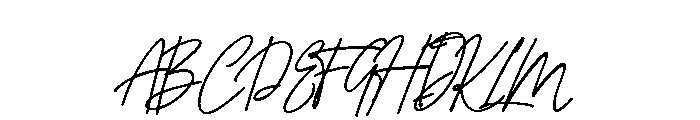 The Promised Regular Font UPPERCASE