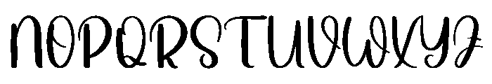 The Pumpkin Font UPPERCASE