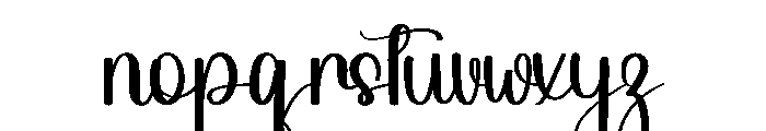 The Pumpkin Font LOWERCASE