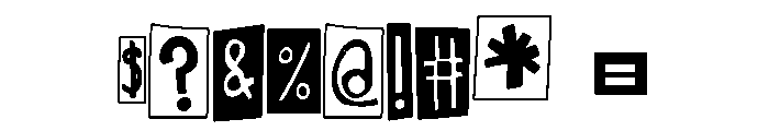 The Punk Grandmother Font OTHER CHARS