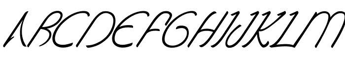 The Quadro Font UPPERCASE