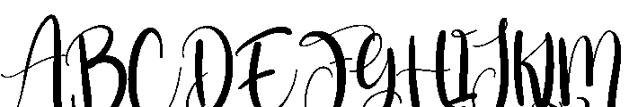 The Queen Font UPPERCASE