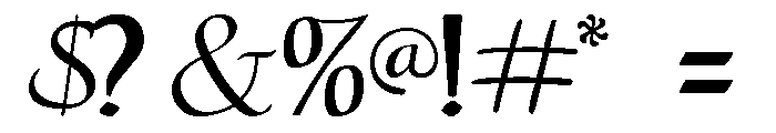 The Queenz Bold Font OTHER CHARS