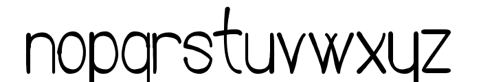 The Quick Frog St Font LOWERCASE