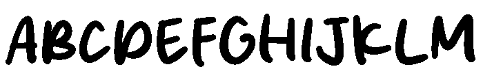 The Quicky Font UPPERCASE