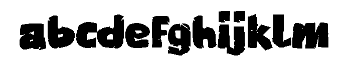 The Rockers1 Font LOWERCASE