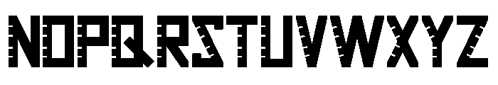 The Ruler Demo Font LOWERCASE