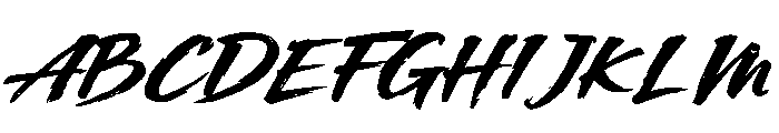The Rules of the Game Font UPPERCASE